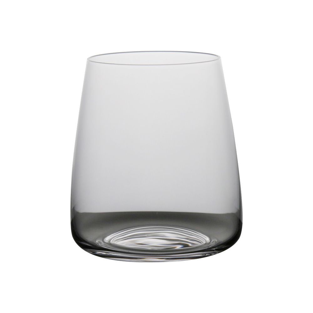 Clear lowball glass ideal for whiskey and Old Fashioned cocktails