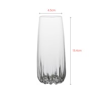 Luxury tumbler with special bottom texture design