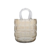 Glass bag vase decoration gift