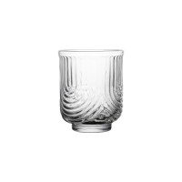 Luxury short tumbler with unique texture  design