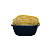 Double color combination plastic basket