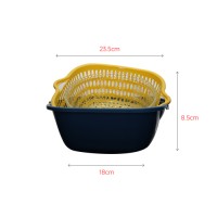 Double color combination plastic basket