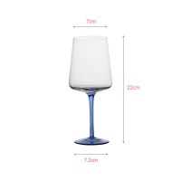 Spraying steam color wine goblet with classic shape design