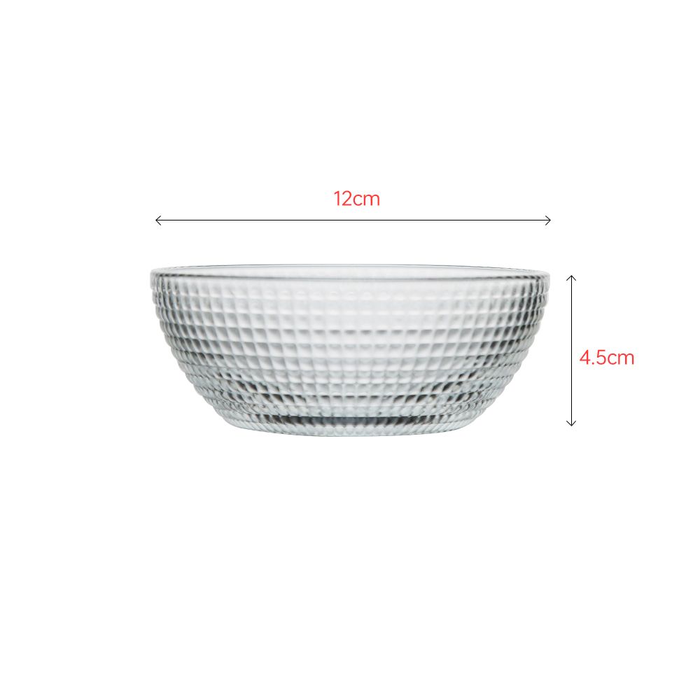 Clear crystal glass bowl