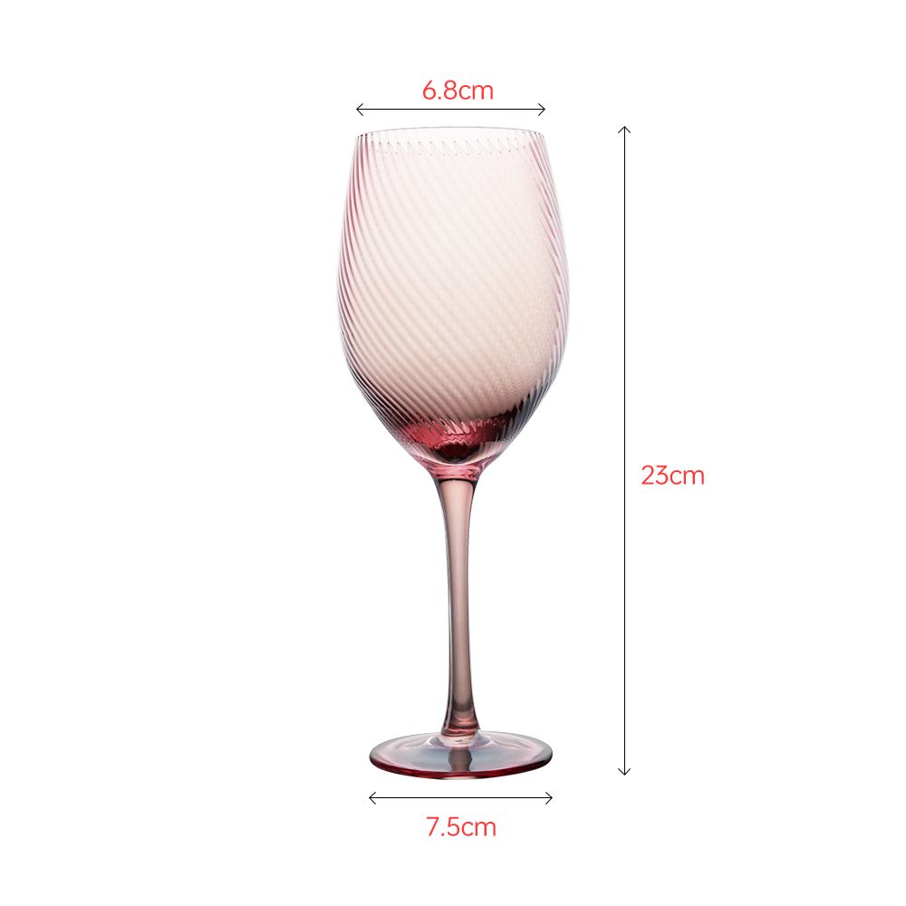 Candy color goblet wine glass