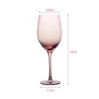 Candy color goblet wine glass