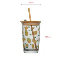 Colorful Summer Tumbler with Straw