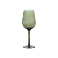 Luxury crystal wine glass with special green color