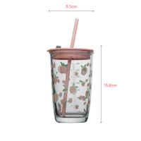 Colorful Summer Tumbler with Straw