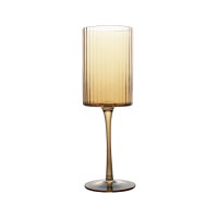 Candy color goblet wine glass