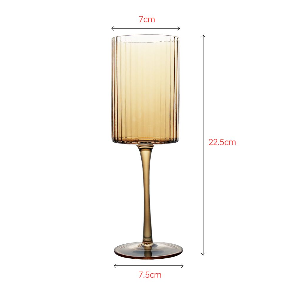 Candy color goblet wine glass