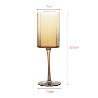 Candy color goblet wine glass