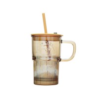 Colorful Summer Tumbler with Engraved Panda